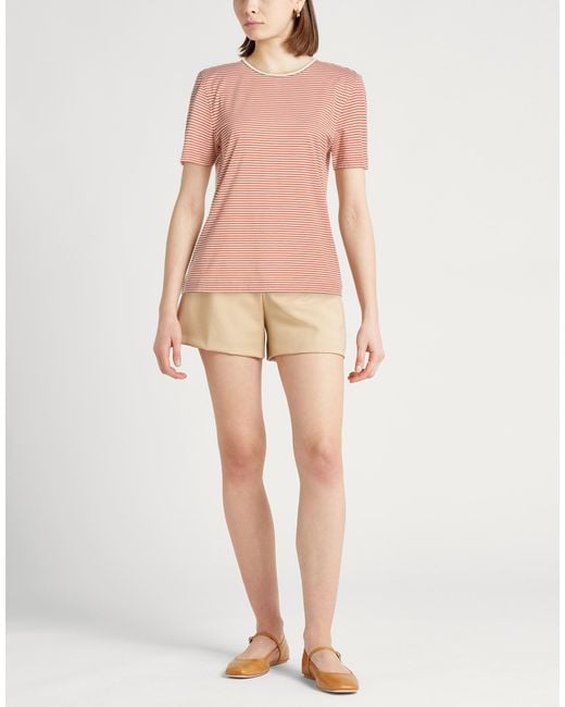 Brunello Cucinelli Pink T-Shirt Cotton