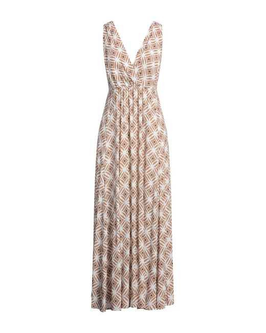 Camicettasnob Natural Maxi-Kleid