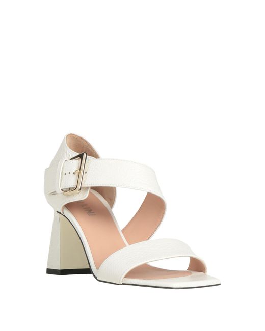 Pollini White Sandale