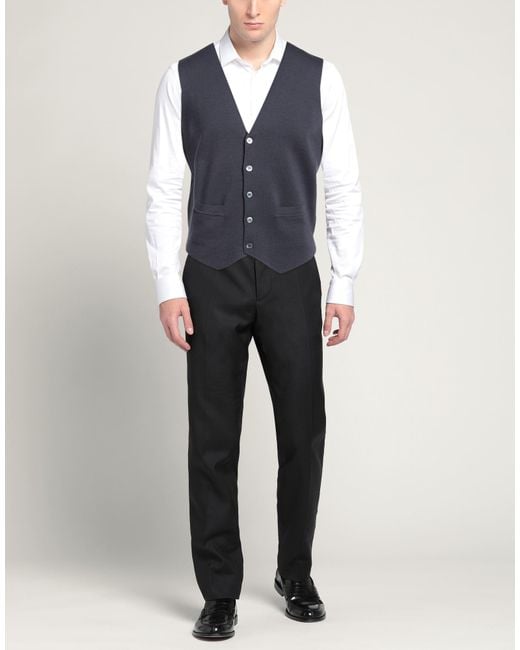 FILIPPO DE LAURENTIIS Blue Cardigan for men