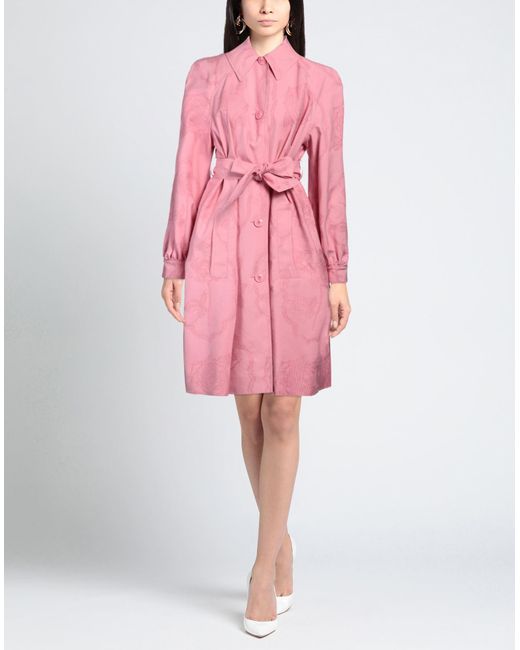 Boutique Moschino Pink Overcoat & Trench Coat