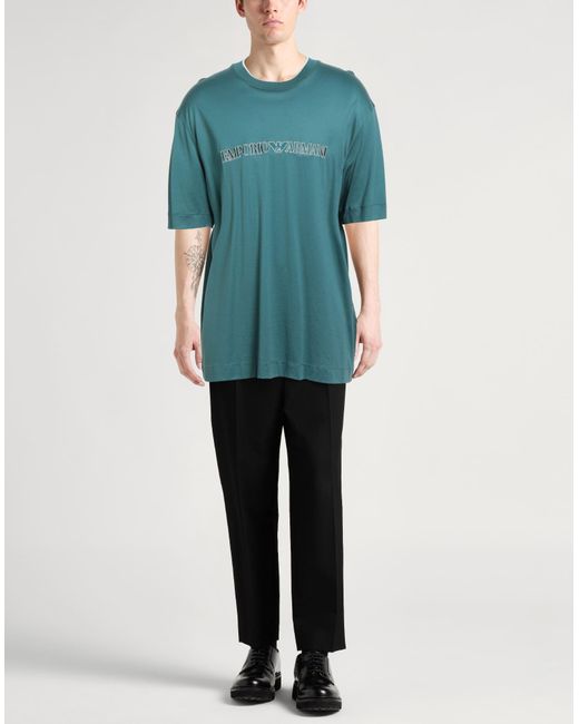 Emporio Armani Blue T-Shirt for men