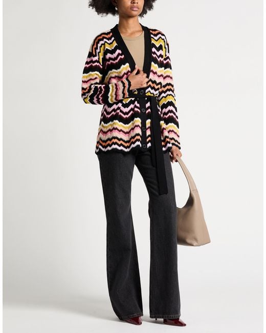 Missoni Black Cardigan Viscose, Wool, Polyamide