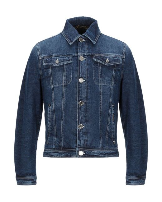 Moorer Blue Puffer Cotton, Elastane for men