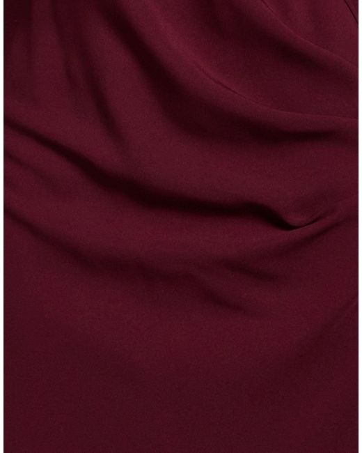 Imperial Purple Mini Dress Polyester, Elastane