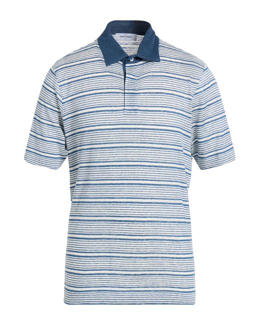 Gran Sasso Blue Polo Shirt for men