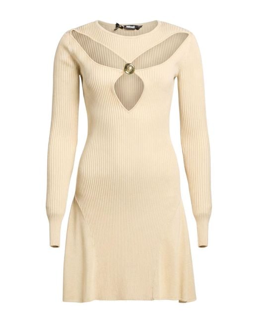 Just Cavalli Natural Mini Dress
