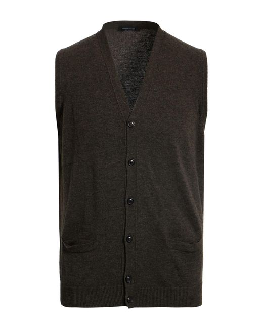 Cardigan Roberto Collina pour homme en coloris Black