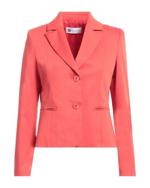 Diana Gallesi Pink Blazer Cotton, Polyester, Elastane