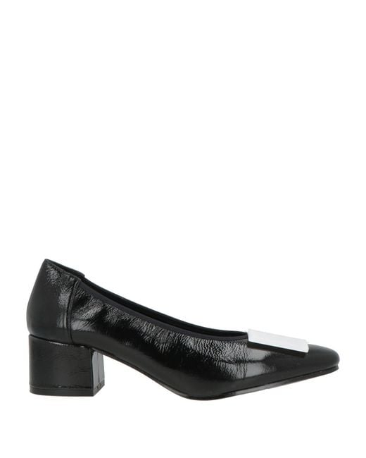 Daniele Ancarani Black Pumps Leather