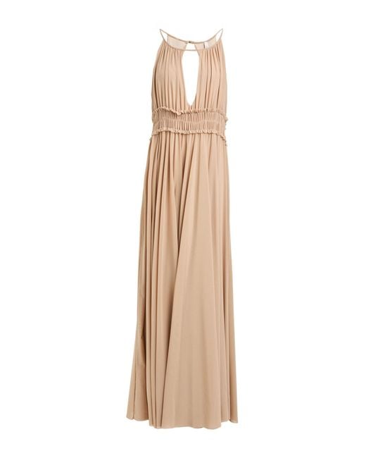 White Wise Natural Maxi-Kleid