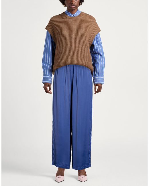 Pomandère Blue Pants Viscose
