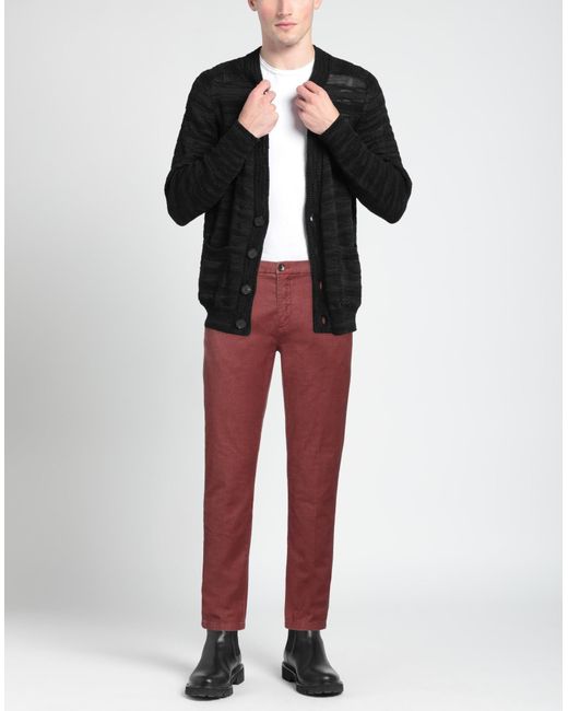 Yan Simmon Red Trouser for men