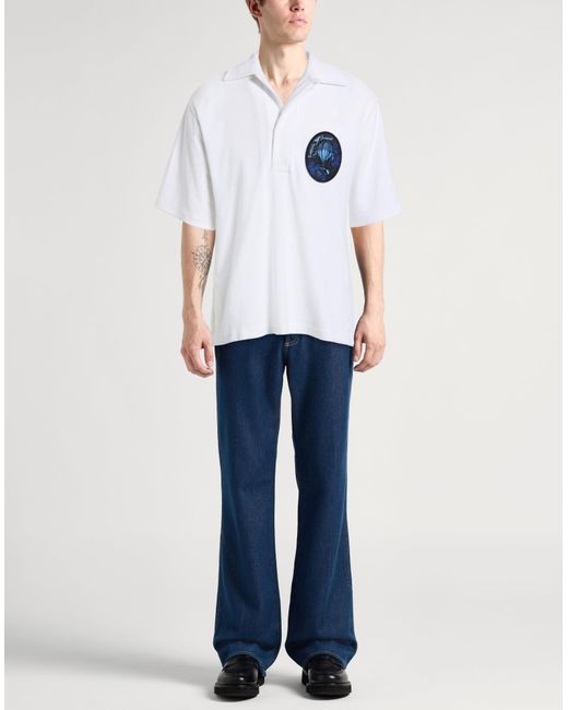 Emporio Armani White Polo Shirt for men