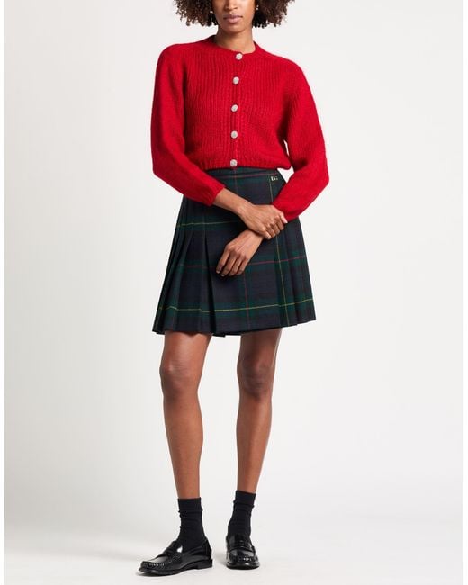 Berna Red Cardigan Acrylic, Polyamide, Mohair Wool, Wool