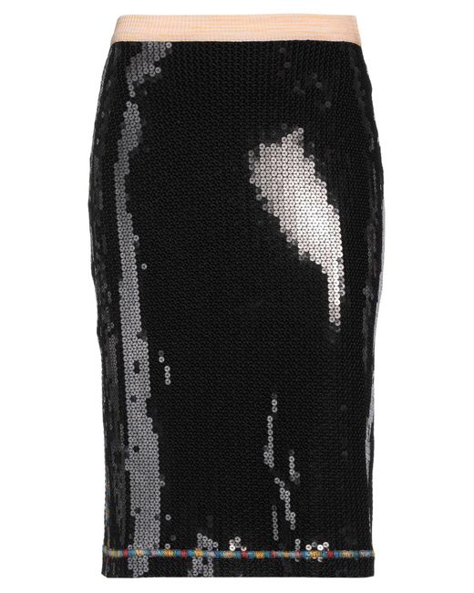 M Missoni Black Midi Skirt