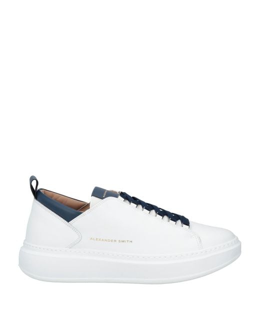 Alexander Smith White Trainers for men