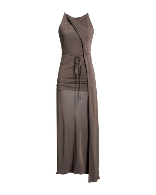 Alohas Brown Maxi Dress