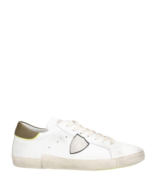 Philippe Model White Sneakers Leather for men