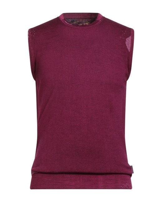 Bob Purple Sweater Wool for men