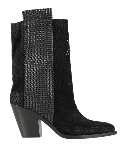 METISSE Black Ankle Boots