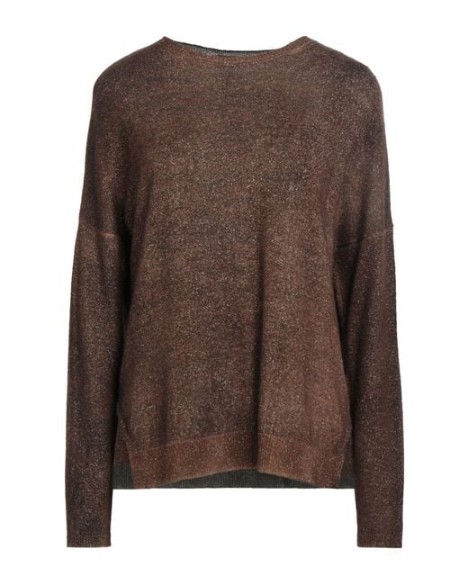Avant Toi Brown Sweater Merino Wool, Cashmere, Lurex
