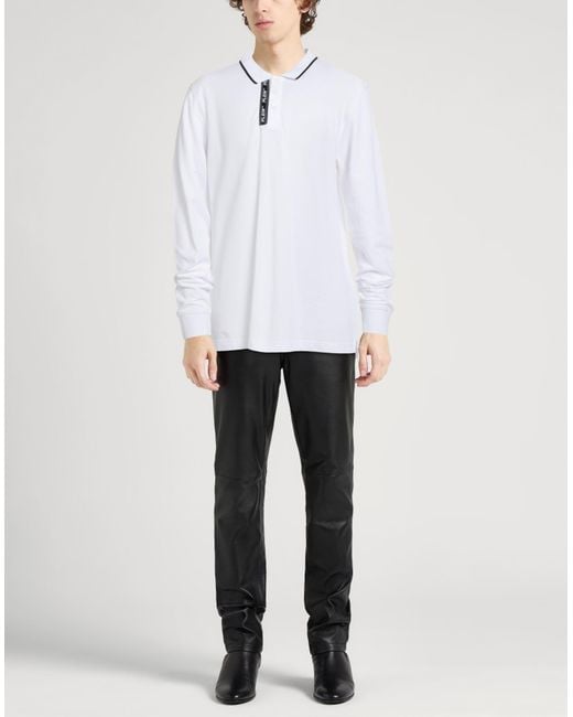 Polo Philipp Plein pour homme en coloris White