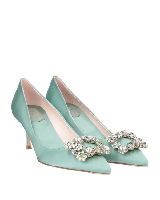 Roger Vivier Green Pumps