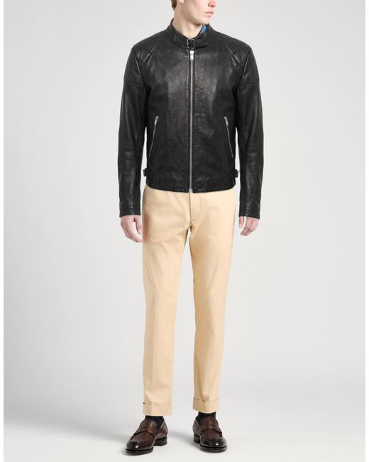 Tod's Black Jacket Leather for men
