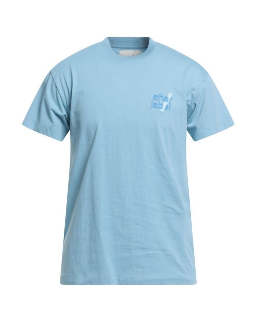 AFTER LABEL Blue T-shirt for men
