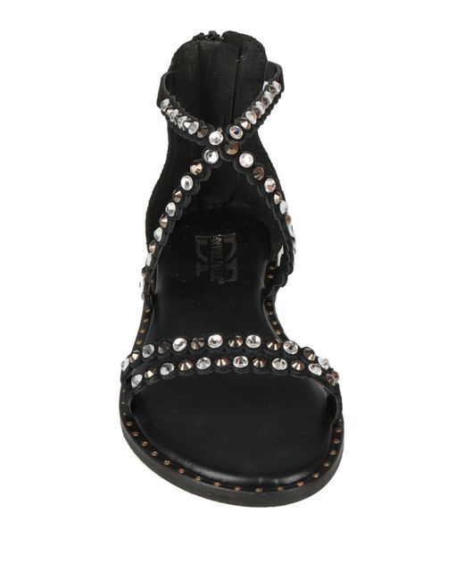 Divine Follie Black Sandals
