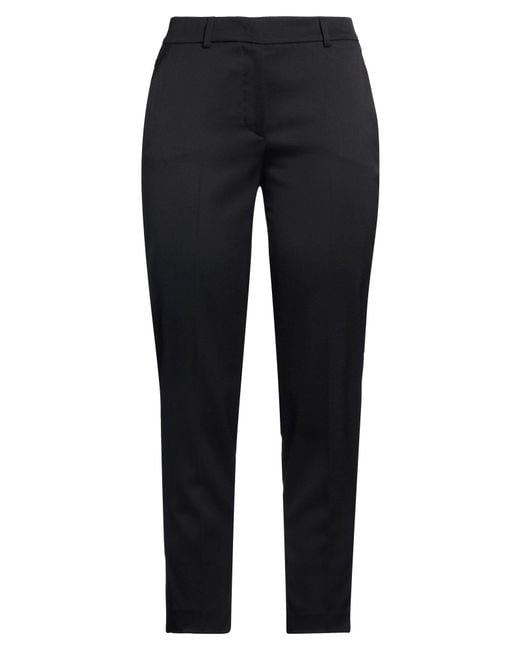 Kiton Black Pants Virgin Wool, Elastane