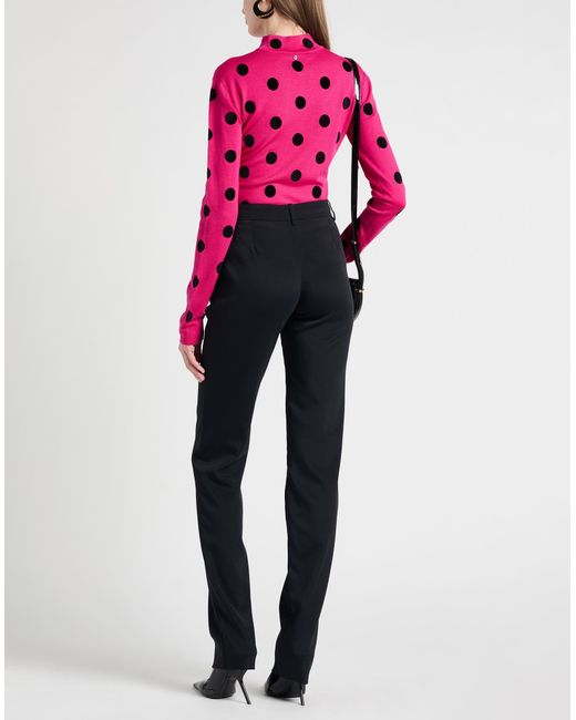 Versace Pink Turtleneck Virgin Wool
