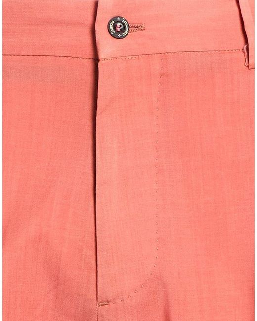 Santaniello Red Pants Wool for men