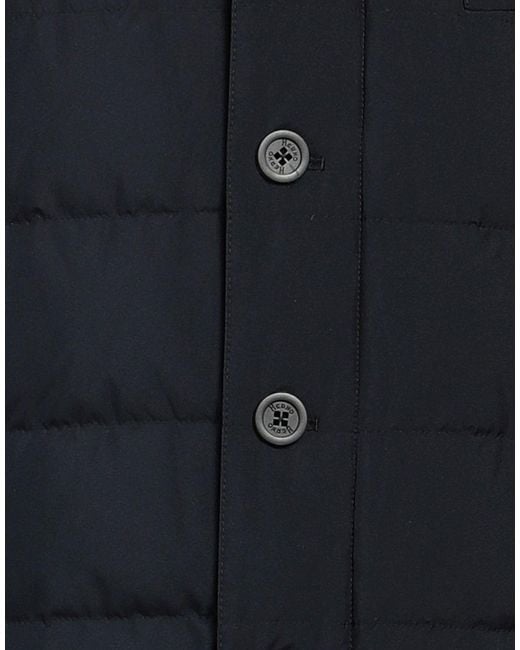 Herno Blue Midnight Puffer Polyester, Ptfe for men