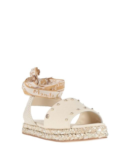 Manila Grace Natural Espadrilles