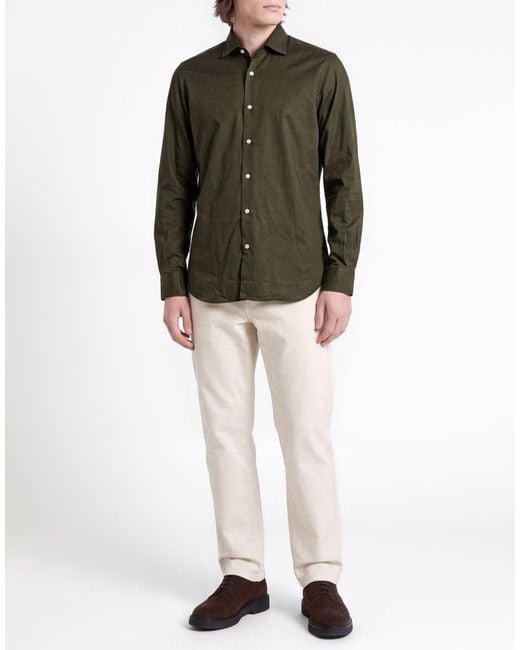 Boglioli Green Shirt for men