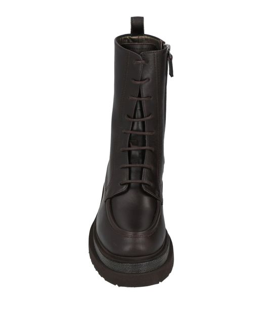 Brunello Cucinelli Black Ankle Boots