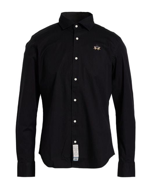 La Martina Black Shirt for men