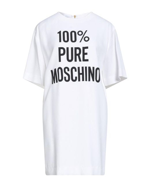 Moschino White Mini Dress