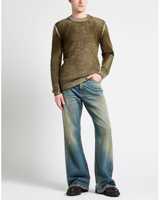 DIESEL Green Jumper for men