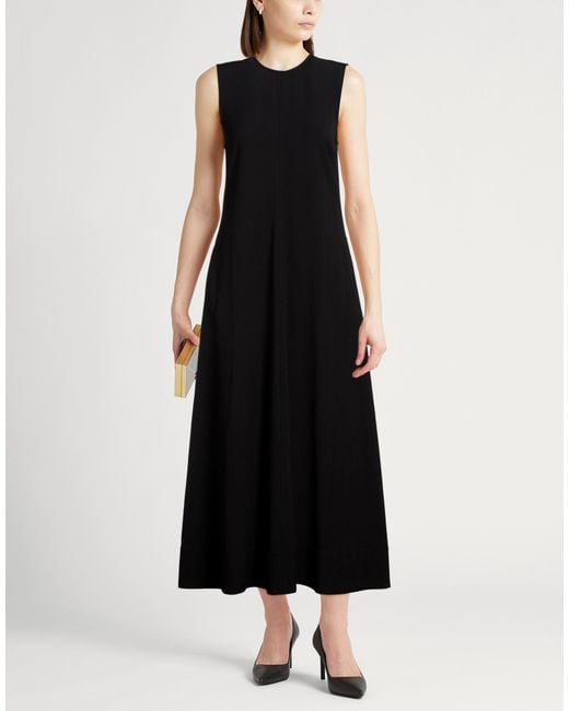 Totême Black Midi Dress