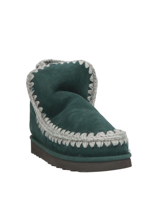 Mou Green Ankle Boots