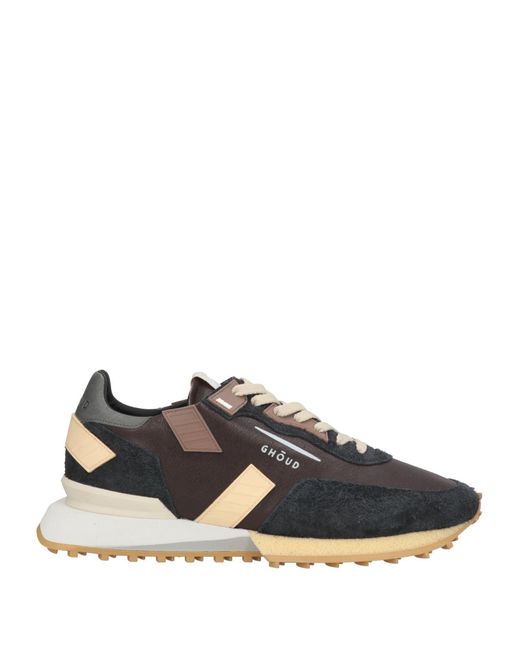 GHOUD VENICE Multicolor Rush Dark Sneakers Leather, Textile Fibers for men