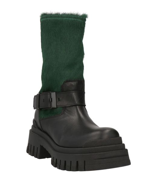MICH SIMON Green Ankle Boots