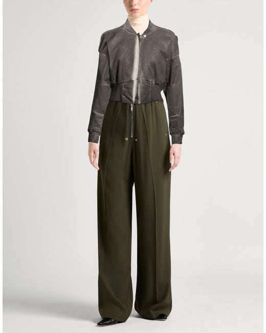 Rick Owens Black Jacket Cotton, Polyester, Elastane