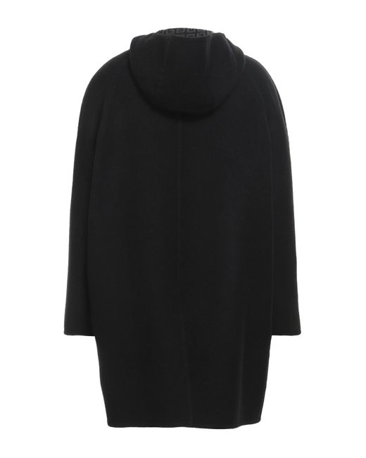 Givenchy Black Coat Wool, Cashmere, Silk for men