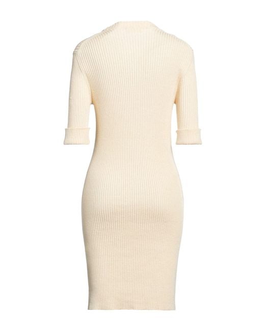 Jil Sander Natural Mini Dress