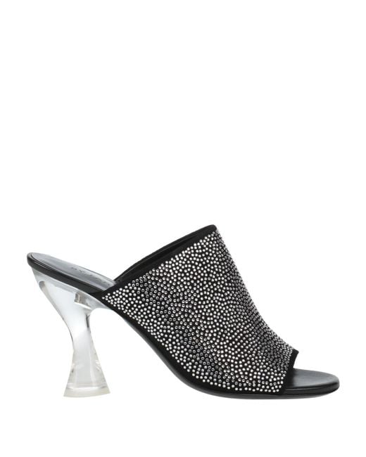 By Far Black Sandals