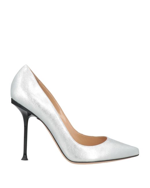Sergio Rossi White Pumps Leather